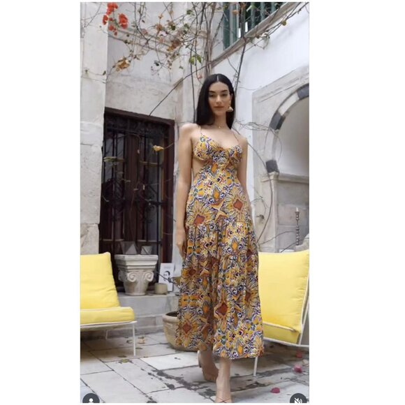 GOA Paris Collection Pipa Maxi Cutout Dress - Picture 9 of 12